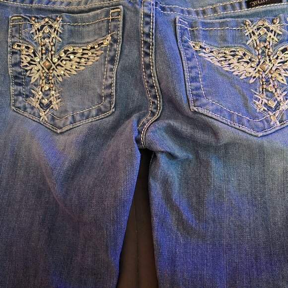 Miss Me Angel Bootcut Jeans - Picture 3 of 5